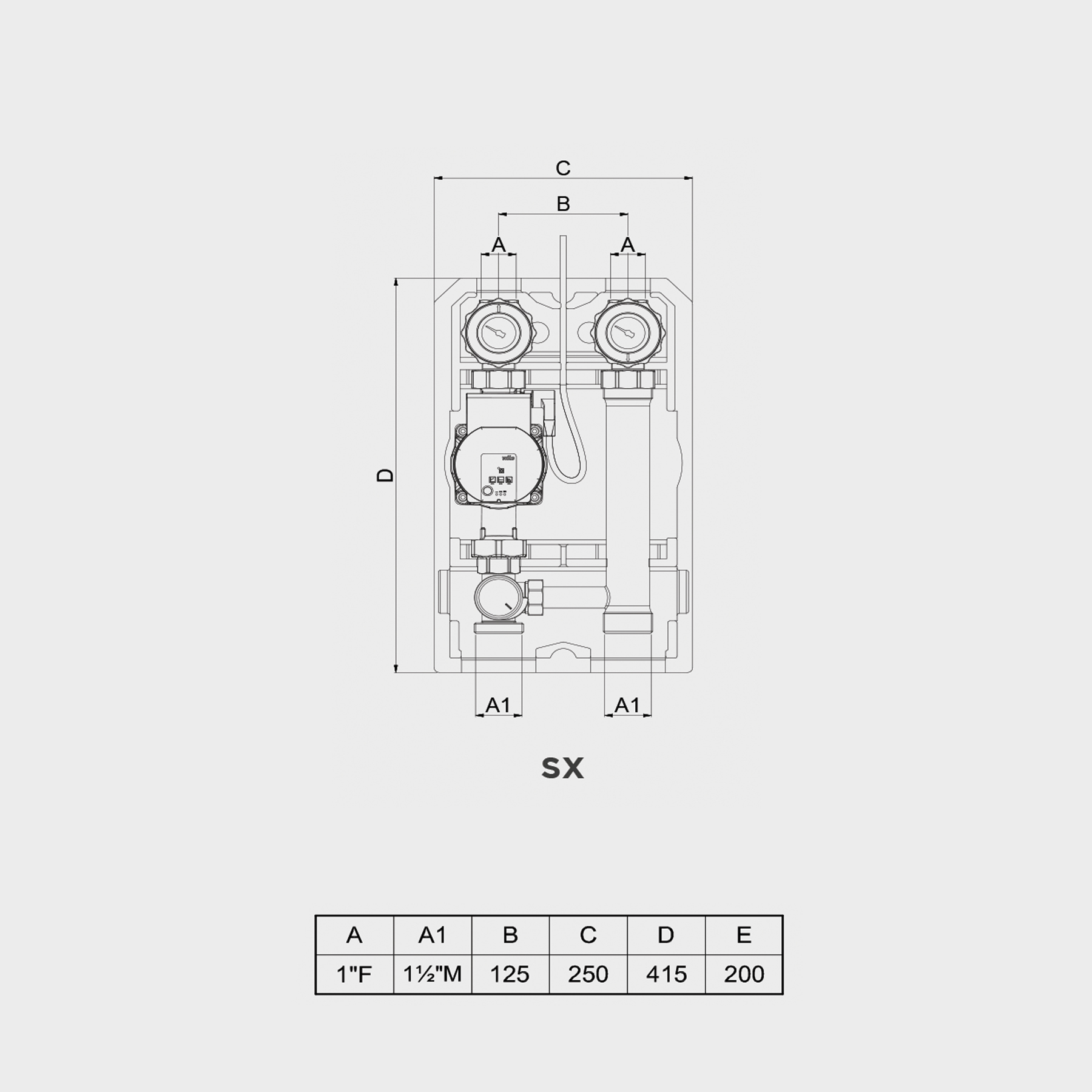�������� ������ TESA � 3-� ������� ���������� 1 1/2 - 1 � ������������� (��� ������) �����