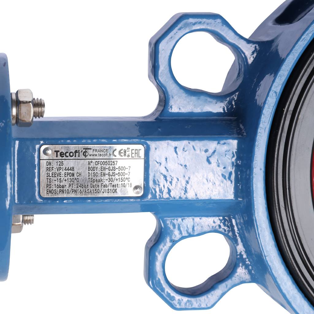 ������ ���������-�������� Tecofi VPI4448 DN 125 PN 16 ������������ � ������ �� ������ EPDM