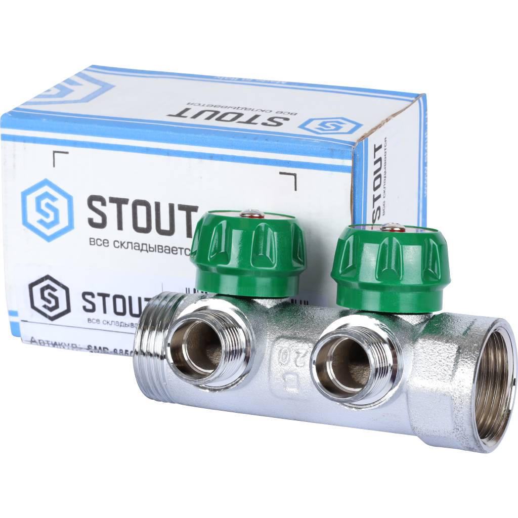 SMB-6850-011202 STOUT ��������� ������������ 1 , 2 ������ 1/2 ��� �������������� ������ ��� ���������� ����