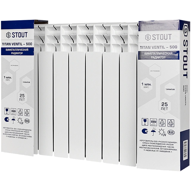 �������� ��������������� STOUT TITAN VENTIL 500 8 ������ ������ ������ �����������