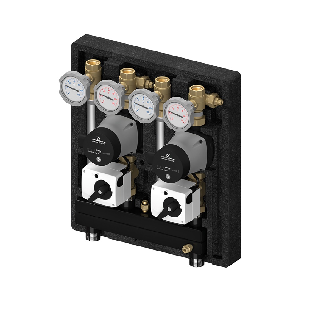 �������-������������ ������ Kombimix 2MK � ������� Wilo PARA SC 7.0, ��� ������������� Flamco