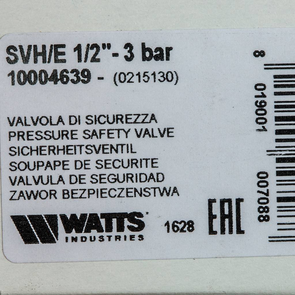 ����������������� ������ ��� ������ ��������� 3 ��� Watts SVH 30 -1/2